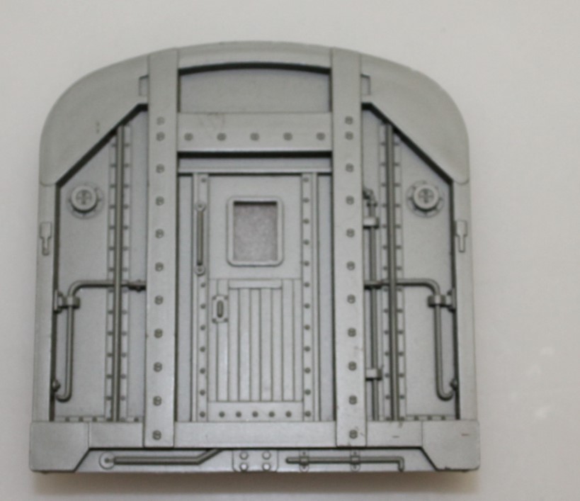 (image for) Diaphragm End Plate - Gray (O Scale 60' Passenger Car)